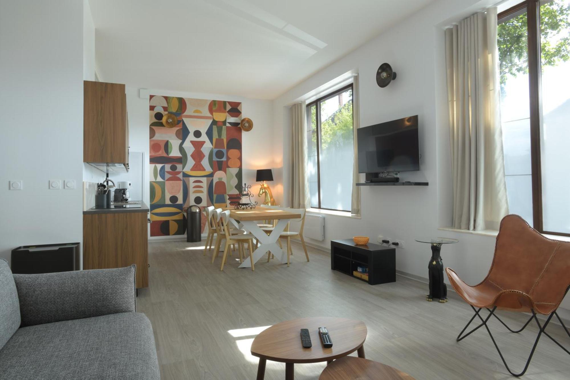 Au Cheval Blanc - Appartement Familial 6P Parking Prive Proche Colmar Centre מראה חיצוני תמונה